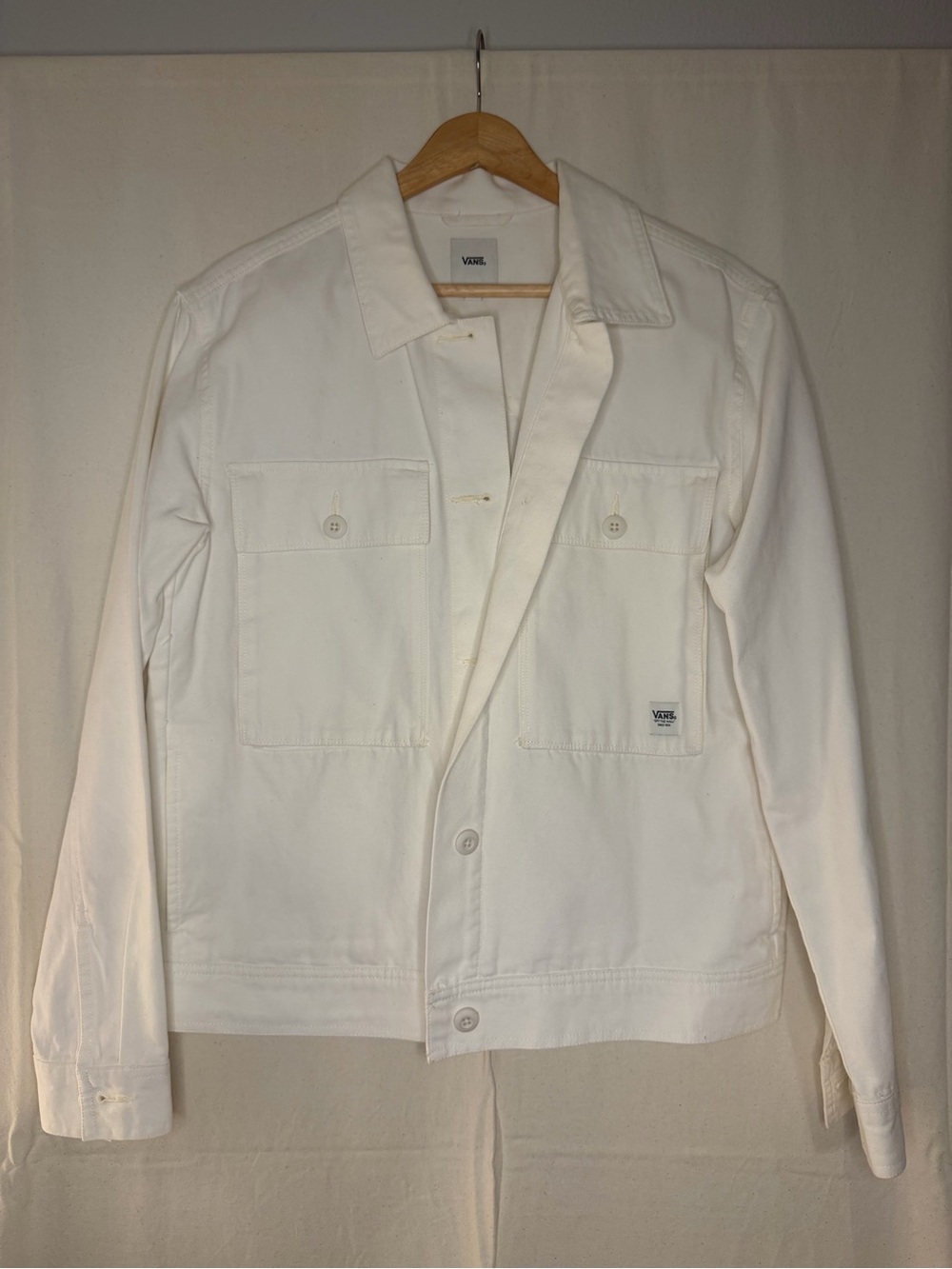 Vans White Canvas Work Jacket